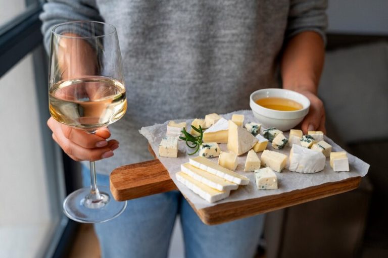 fromage vin blanc
