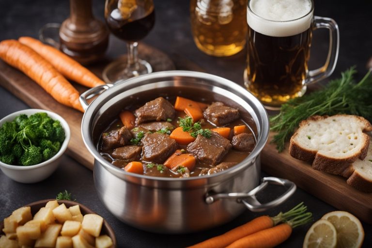 joue de boeuf aux carottes et a la biere