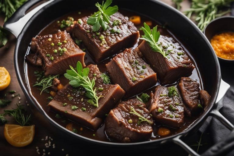 recette basse cote en sauce