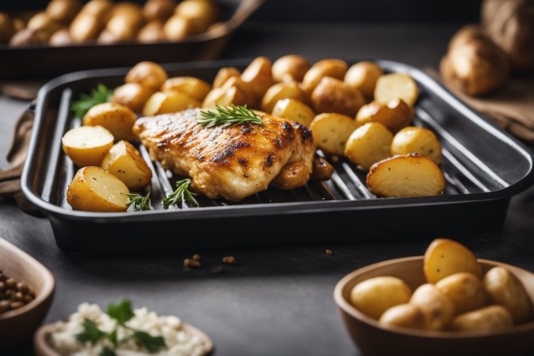 Recette blanc de poulet au four avec pomme terre