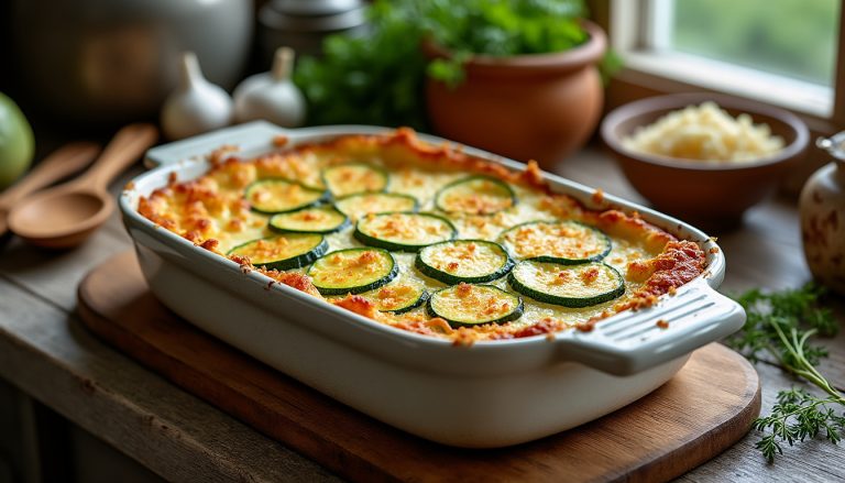 découvrez le gratin de courgettes façon mamie, une recette savoureuse qui ravit tous les palais. apprenez pourquoi ce plat réconfortant fait l’unanimité auprès des petits et grands, alliant tradition et simplicité pour un repas convivial réussi.