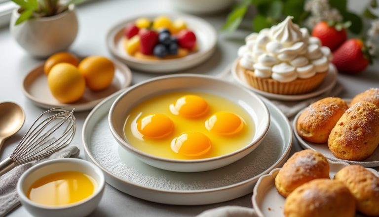 découvrez des idées créatives pour utiliser vos 4 jaunes d'œufs avec nos recettes sucrées simples et délicieuses. lutte contre le gaspillage alimentaire tout en vous régalant !