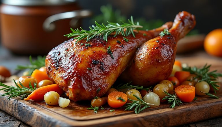 découvrez notre recette de cuisse de canard pour préparer un plat fondant et savoureux. suivez nos conseils étape par étape et régalez vos convives avec cette délicieuse spécialité de la cuisine française.