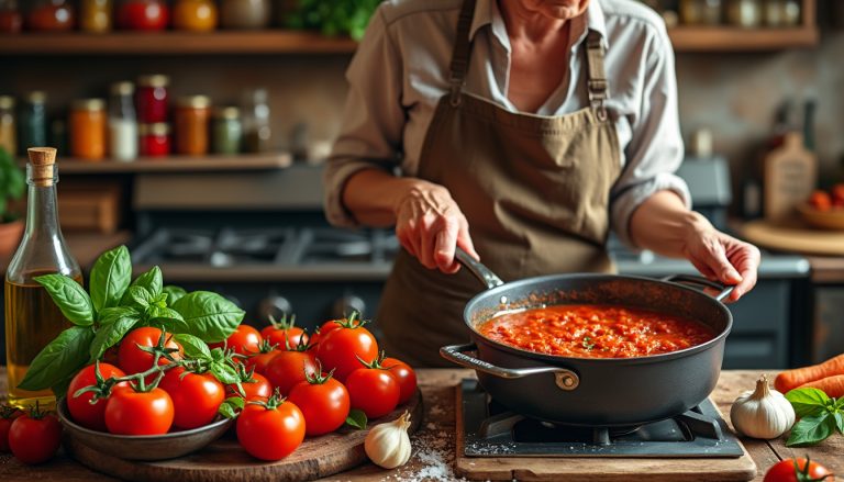 découvrez la recette authentique de la sauce tomate maison façon grand-mère. apprenez à utiliser des ingrédients simples mais savoureux pour créer un goût unique qui réveille vos plats. idéale pour accompagner vos pâtes, pizzas et plats mijotés, cette sauce ravira vos papilles et celles de vos proches.