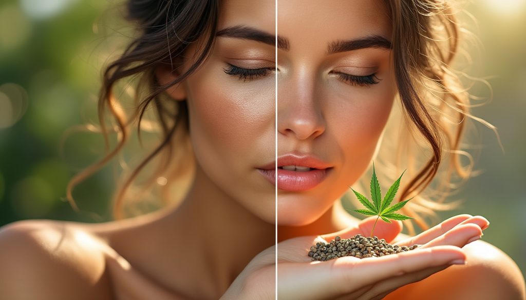 découvrez les bienfaits prouvés de l'huile de chanvre pour le visage à travers des résultats avant/après impressionnants. apprenez comment cette huile nourrissante peut transformer votre peau, lui apportant hydratation, éclat et une texture douce. idéal pour tous les types de peau, l'huile de chanvre est votre alliée beauté incontournable.