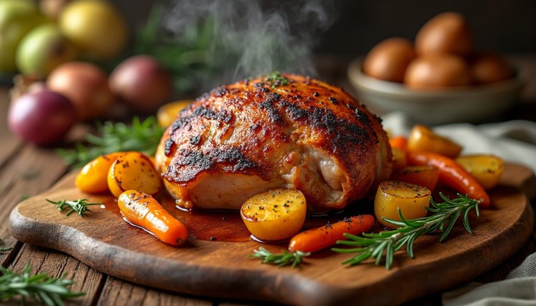 découvrez notre délicieuse recette de rouelle de porc cuite au four pour obtenir une viande fondante et savoureuse. suivez nos conseils étape par étape pour réussir ce plat irrésistible qui ravira vos convives !