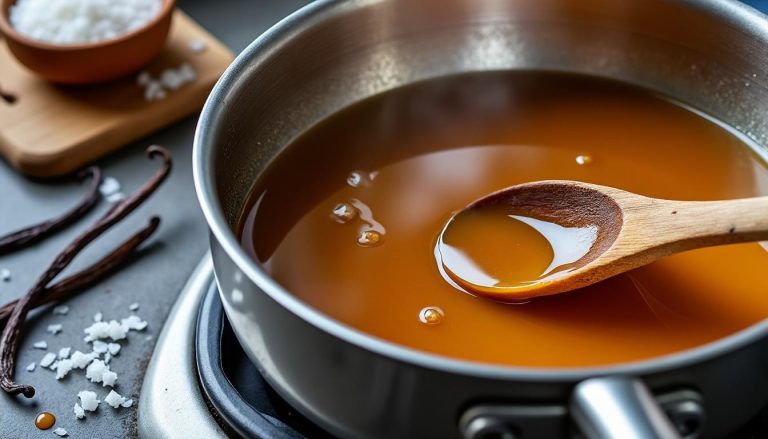 découvrez les secrets pour réaliser un délicieux caramel liquide fait maison ! suivez nos étapes simples et astuces pratiques pour obtenir un caramel parfait, idéal pour napper vos desserts ou rehausser vos plats.