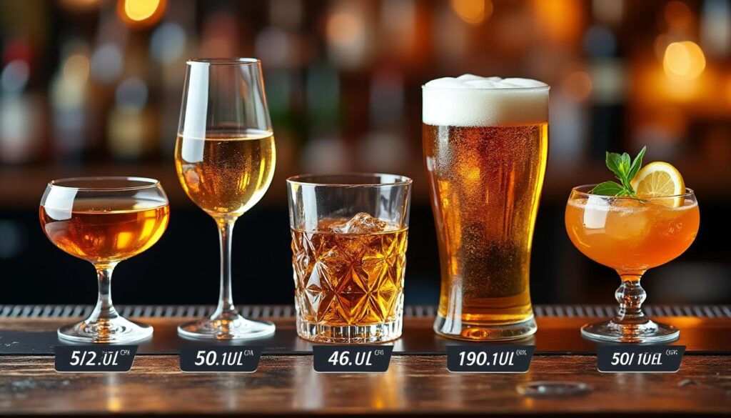 découvrez notre tableau pratique des doses d’alcool servies au bar : retrouvez le nombre de centilitres par verre pour chaque type de boisson.