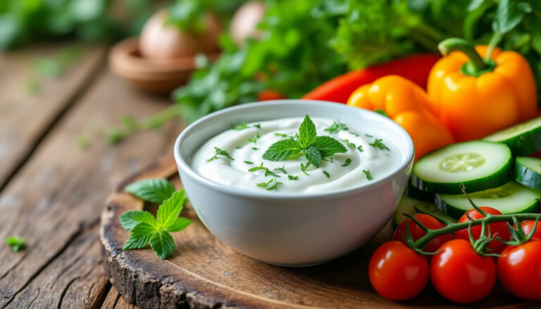 découvrez notre recette facile de sauce au yaourt à la grecque, idéale pour accompagner vos entrées estivales. fraîcheur et saveurs garanties pour sublimer vos plats !