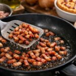 cuisson des lardons